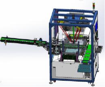新能源汽車(chē)件沖床下料自動(dòng)插籃設備